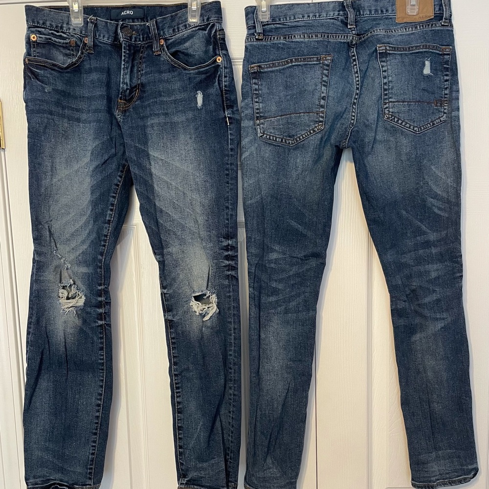2 pairs of Men’s Aero Skinny Jeans